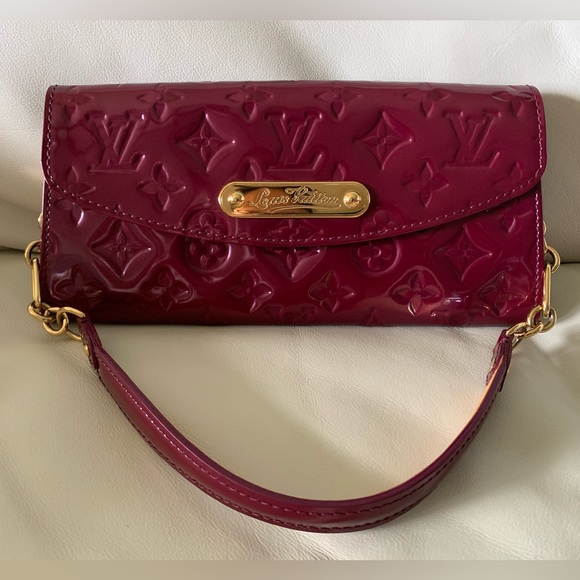 Louis Vuitton Vernis Sunset Boulevard Clutch Bag Violette Purple - Picture 2 of 12